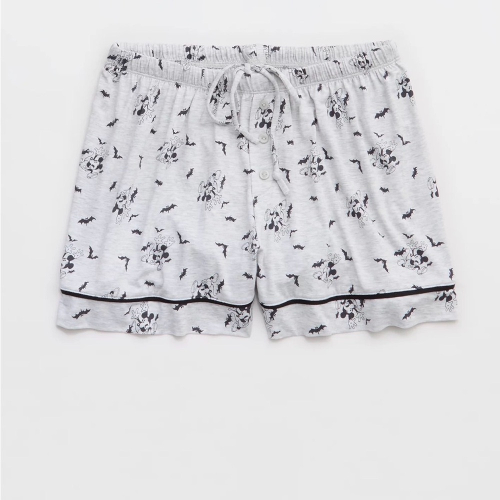 Aerie Gray and Black Printed boxer